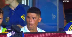 Atención Boca: Marcos Rojo salió reemplazo en el entretiempo imagen-1