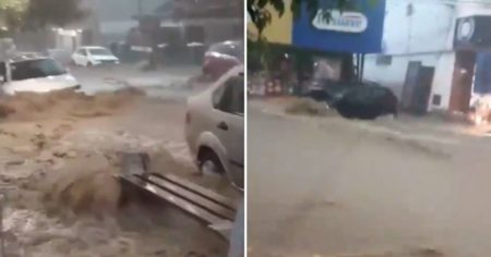 Temporal en Santa Rosa de Calamuchita: inundaciones en calles, casas y autos arrastrados imagen-18