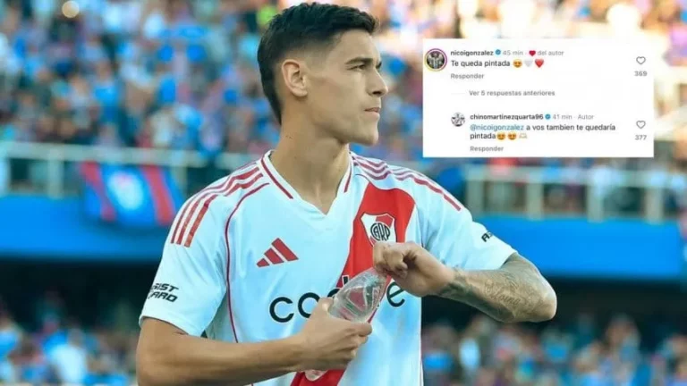 El guiño de Martínez Quarta a un jugador de Selección sobre River: "Te quedaría..." - TyC Sports imagen-5