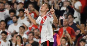 Al Galoppo: la reacción de Giuliano después de su golazo y una actuación que ilusiona a River imagen-1