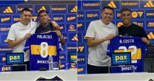 Boca: Riquelme presentó a Carlos Palacios y Ayrton Costa, dos de los refuerzos, que pusieron la mira en la Copa Libertadores imagen-4