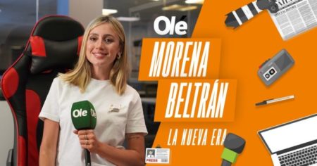 Morena Beltrán con Olé: del "no sé si a la gente le divierte hablar de futbol" al qué pasa si le comen la espalda a Blondel imagen-11