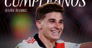 Video: el regalo de River a Julián Álvarez por su cumpleaños imagen-1