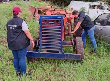 Policías recuperaron un tractor que fue robado a un colono imagen-13