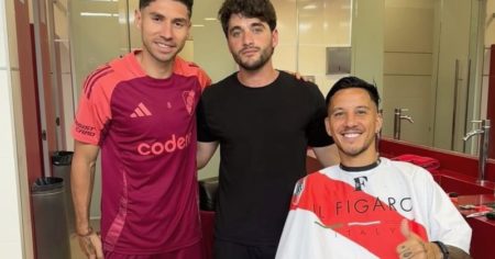 La primera imagen de Montiel y Driussi con los colores de River imagen-21