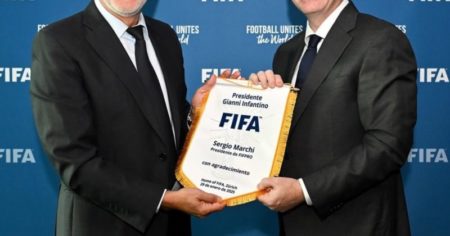 Gianni Infantino recibió a Sergio Marchi en la sede central de la FIFA imagen-13