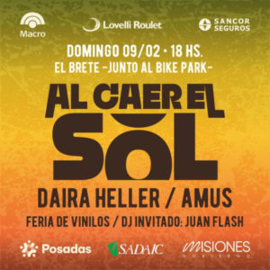 Al Caer el Sol: cumbia, rock y vinilos junto al Bike Park imagen-1