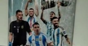 La bienvenida especial que San Martín le preparó a los jugadores de River campeones con la Selección imagen-3