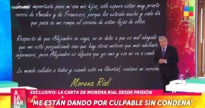 La carta abierta de Morena Rial desde su detención: "Lo más importante para mí son mis hijos" imagen-2