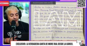 Nueva carta de Morena Rial desde su detención, escrita de puño y letra: "Soy una víctima de toda esta situación" imagen-3