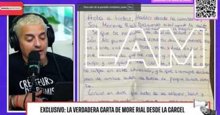 Nueva carta de Morena Rial desde su detención, escrita de puño y letra: "Soy una víctima de toda esta situación" imagen-10