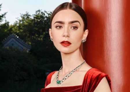 Lily Collins sorprendió a sus fans al presentar a su bebé recién nacida imagen-8