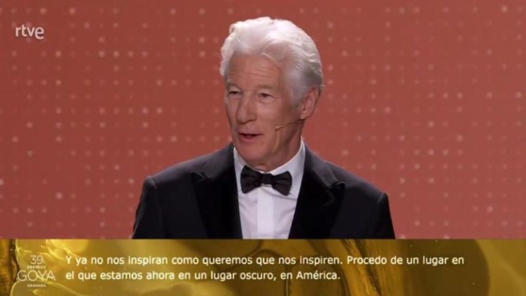 Crítica unánime a los subtítulos de Richard Gere en los premios Goya 2025: "Un total desprecio a la profesión" imagen-5