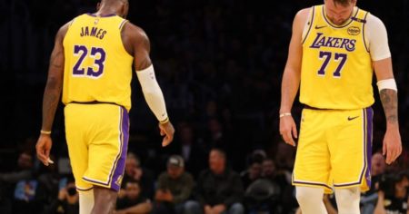 Video: la conexión Doncic-James no le alcanzó a los Lakers imagen-19