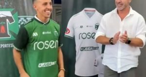 Buonanotte fue presentado en Temuco y una figura de River le entregó la camiseta imagen-3