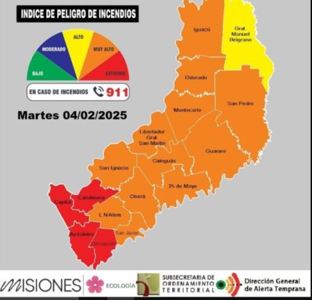 Tiempo: las altas temperaturas podrían llegar a los 44° de térmica en Posadas imagen-12