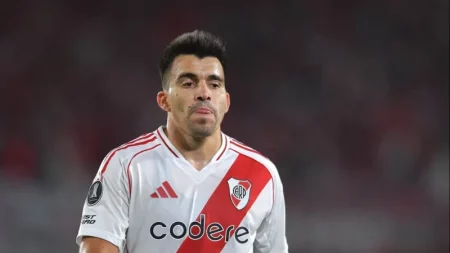 Preocupación en River por el mal nivel de Acuña: ¿pierde el puesto con Casco? - TyC Sports imagen-7