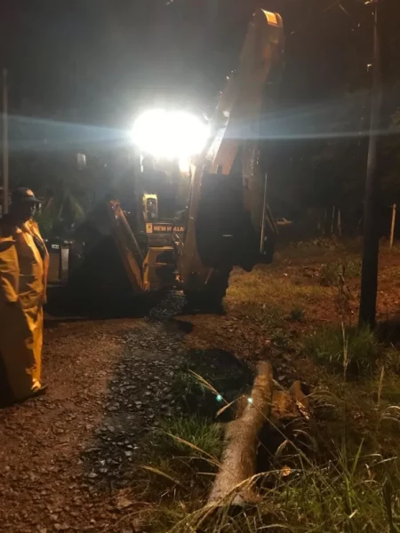 El frente de tormenta dejó sin energía a Candelaria y hubo cortes en varias localidades imagen-7