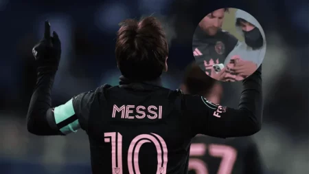 Pecho, derechazo y sefie con un fan: golazo de Lionel Messi en Inter Miami ante Sporting KC - TyC Sports imagen-8