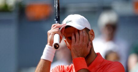 Sorpresiva derrota de Djokovic ante el 44° del mundo en su debut en el Masters 1000 de Madrid imagen-14