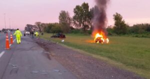 Tragedia en la autopista Buenos Aires-La Plata: lo chocó de atrás un conductor borracho y murió imagen-4