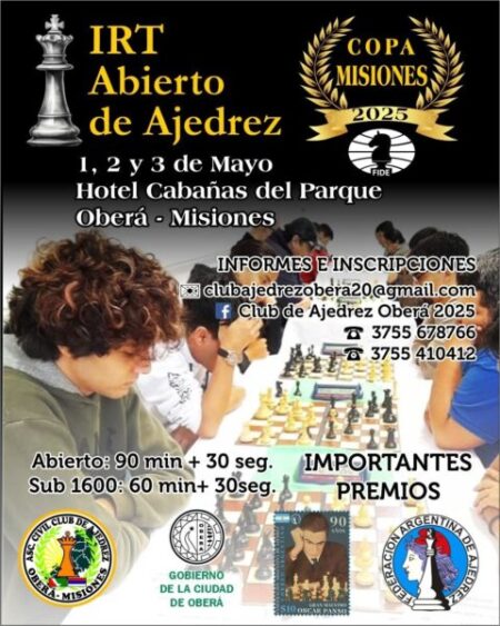 IRT de Ajedrez “Copa Misiones” en Oberá” imagen-109
