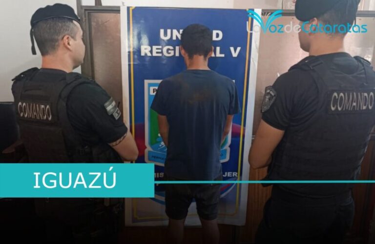 Detienen a “Katatau”, tras intentar robar un kiosco fue captado por las cámaras imagen-5