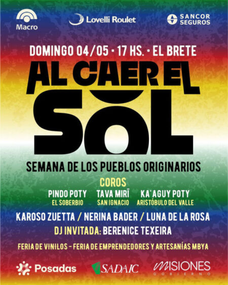 Este domingo, cantos ancestrales para recibir el atardecer en El Brete imagen-23