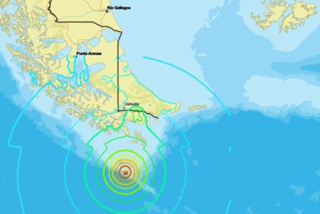 Dónde fue el epicentro del terremoto de Chile y Ushuaia imagen-8