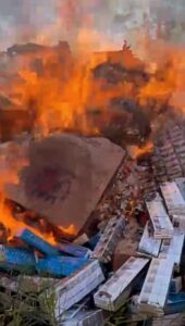 La Policía de Misiones destruyó casi un millón y medio de cigarrillos de contrabando incautados en Bernardo de Irigoyen imagen-1