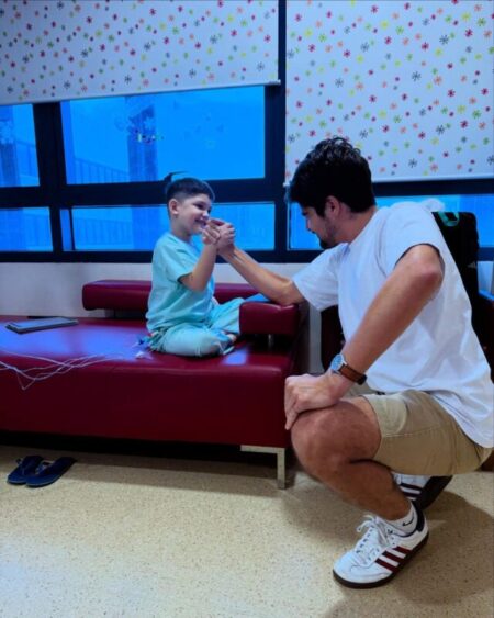 Singapur: Santino tuvo una tarde de película gracias a su amigo Gonzalo, argentino viviendo en Escocia imagen-14