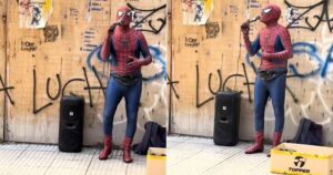 Tuvo una enfermedad, se sobrepuso y se reinventó de obrero a Hombre Araña cantante imagen-4
