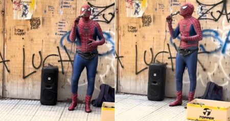 Tuvo una enfermedad, se sobrepuso y se reinventó de obrero a Hombre Araña cantante imagen-10