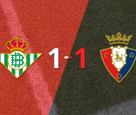 Betis y Osasuna empataron 1 a 1 imagen-8