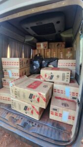Circulaban con 78.250 paquetes de cigarrillos de contrabando imagen-1