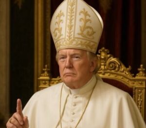 Donald Trump publicó una foto suya vestido como papa imagen-3