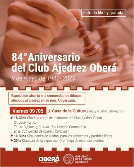 84°Aniversario del Club Ajedrez Oberá imagen-70