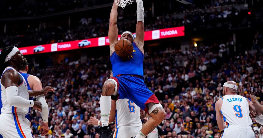 Playoffs NBA: otro mazazo de los Nuggets a los Thunder y descuento de los Cavaliers ante los Pacers imagen-41