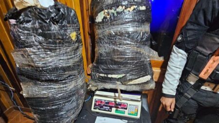 Bloquean un vehículo con droga y secuestran más de 20 kilos de marihuana en Andresito imagen-8