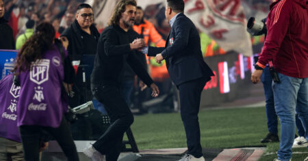 Insua, tras la eliminación de Barracas: del "River ganó muy bien" al "nos tocó un gran rival, es uno de los candidatos" imagen-9