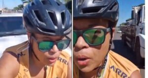 Brasil: una ciclista grabó el momento en que la atropellaron después de una discusión de tránsito imagen-2