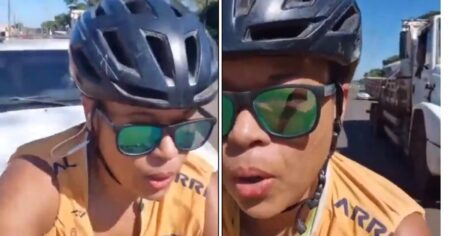 Brasil: una ciclista grabó el momento en que la atropellaron después de una discusión de tránsito imagen-8