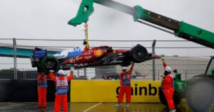 F1 GP de Miami: Charles Leclerc tocó la pared con su Ferrari en la vuelta previa y se quedó sin Sprint Race imagen-4