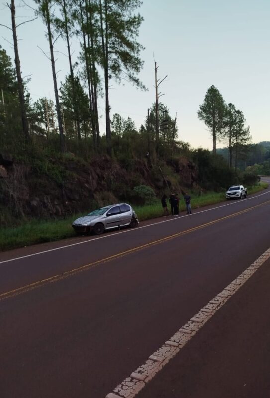 Automovilista alcoholizado despistó sobre ruta nacional N° 14, no hubo lesionados imagen-69