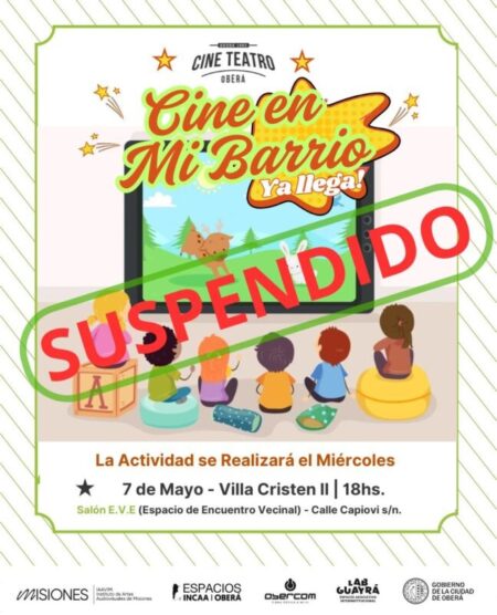 Se suspende la función de “Cine en Mi Barrio” en Villa Cristen II por razones climáticas imagen-122