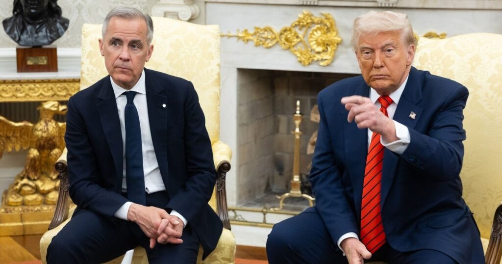 "Nunca digas nunca": la reacción de Trump cuando el primer ministro de Canadá dijo que su país "no está en venta" imagen-5