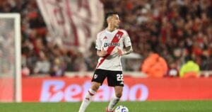 Castaño claro: el colombiano, con números top, cada vez más influyente en el juego de River imagen-2