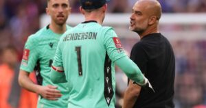 Tensión en la final de la FA Cup: pelea entre los médicos y discusión entre Guardiola y el arquero rival imagen-1