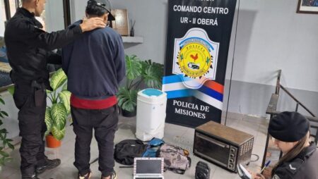 Oberá: detienen a ladrón con frondoso prontuario tras una seguidilla de robos a estudiantes imagen-4