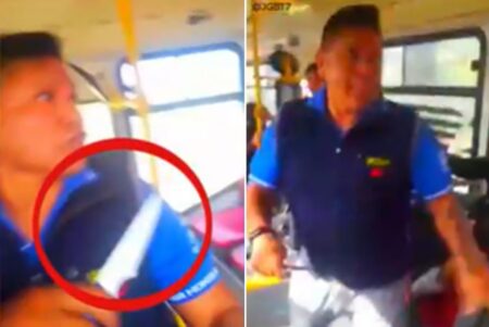 Un colectivero de la Línea 60 se puso a discutir con un pasajero, sacó un cuchillo y lo persiguió imagen-9